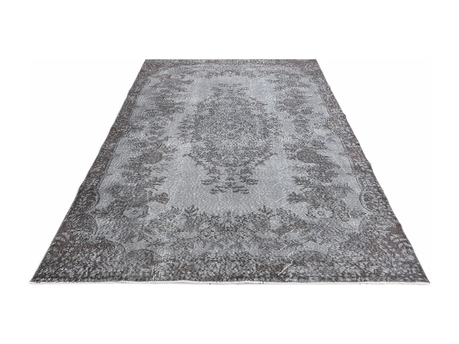 Tapis de laine 175x277 gris Ultra Vintage