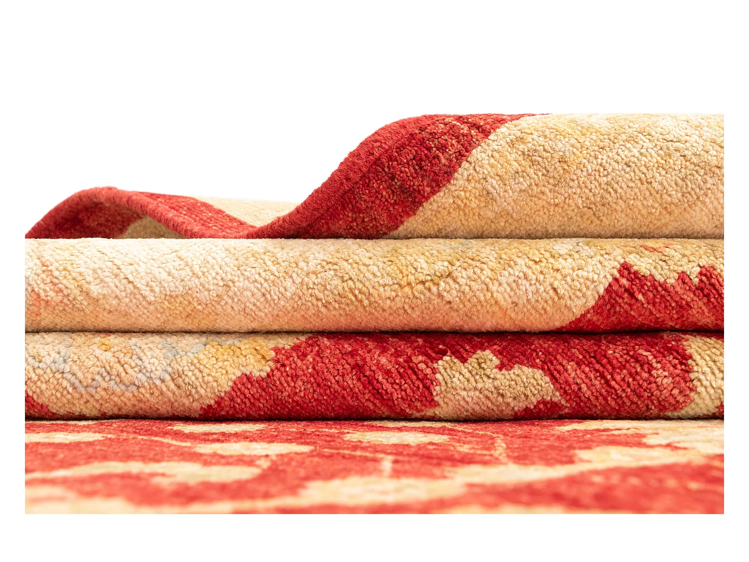 Tappeto in lana 245x257 rosso Ziegler