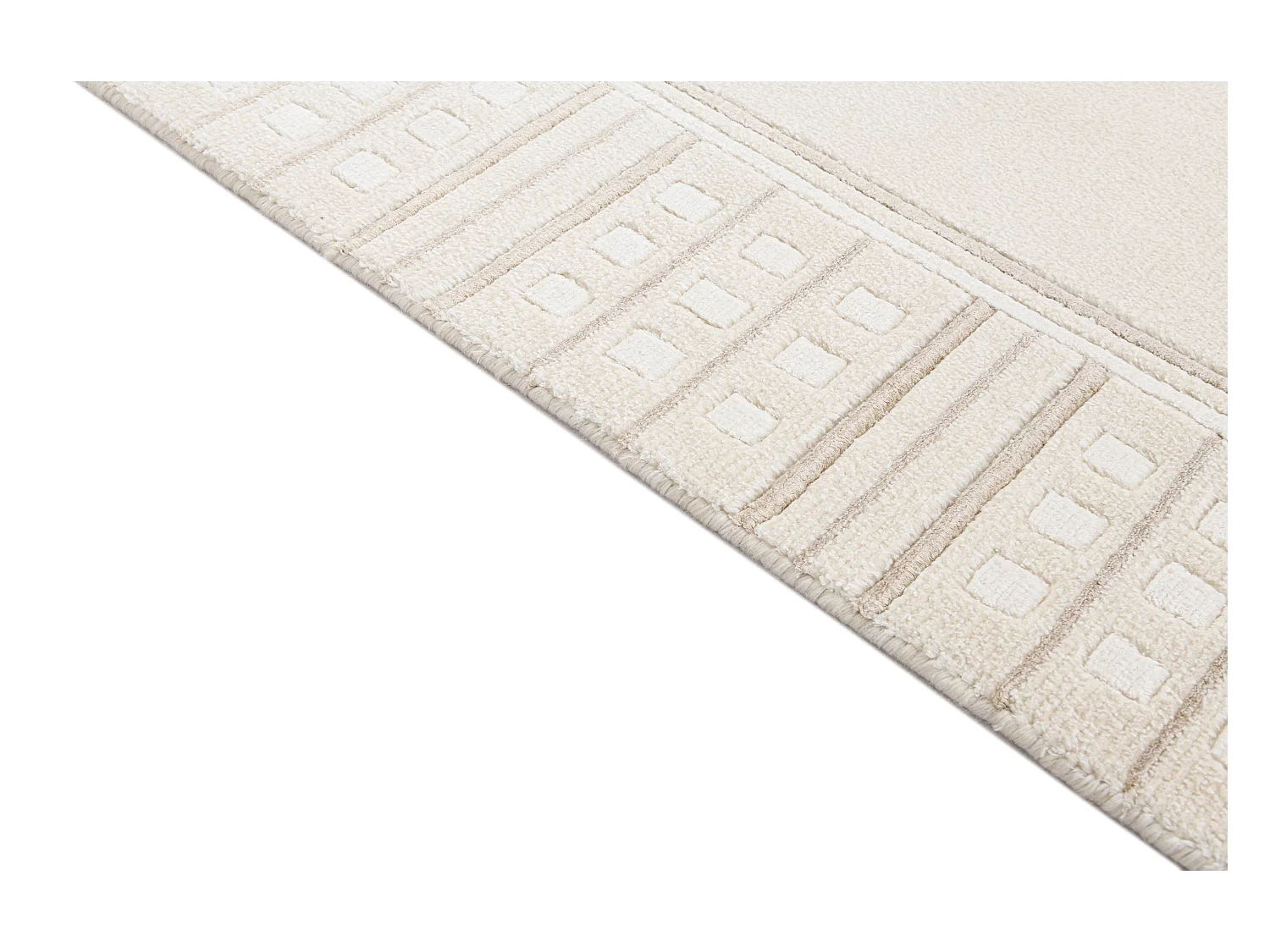 Tapis de couloir en laine 79x399 beige Darya