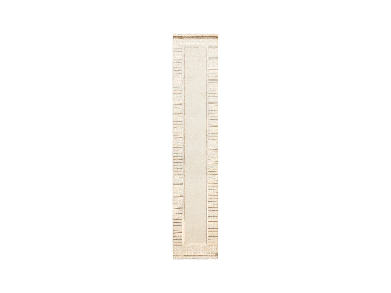 Tapis de couloir en laine 79x399 beige Darya