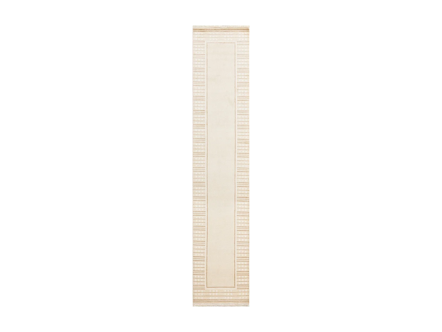 Tapis de couloir en laine 79x399 beige Darya
