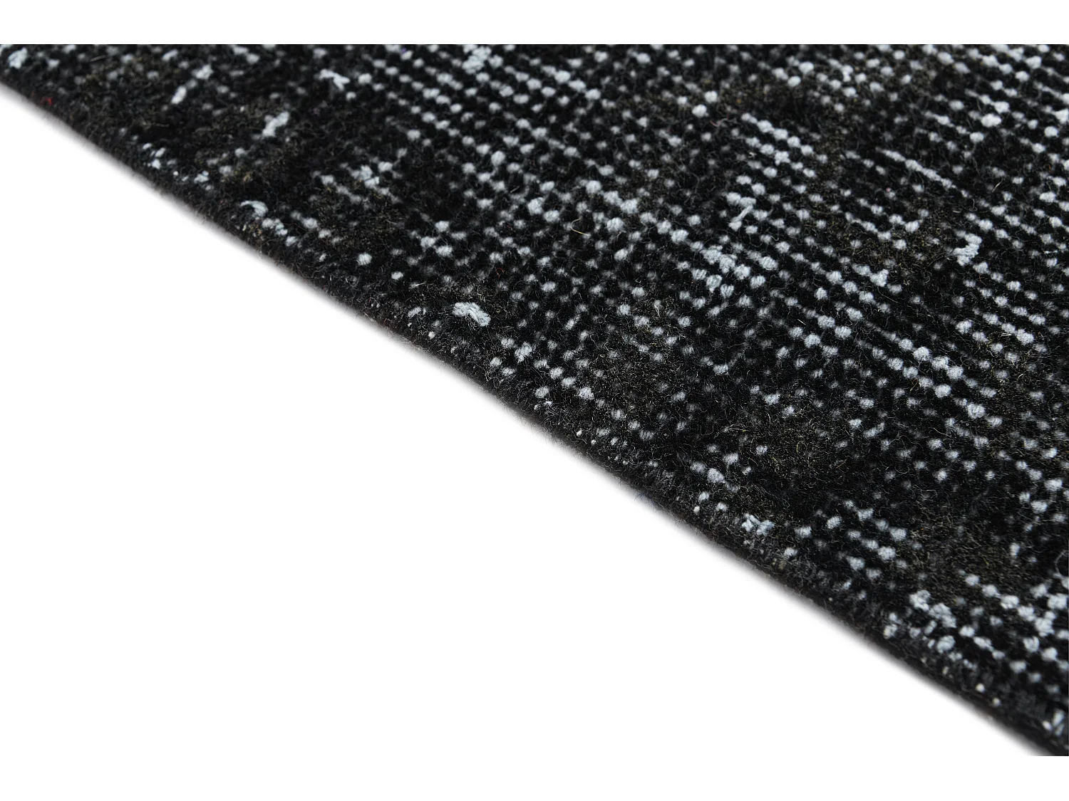 Tappeto in lana 114x279 nero Ultra Vintage