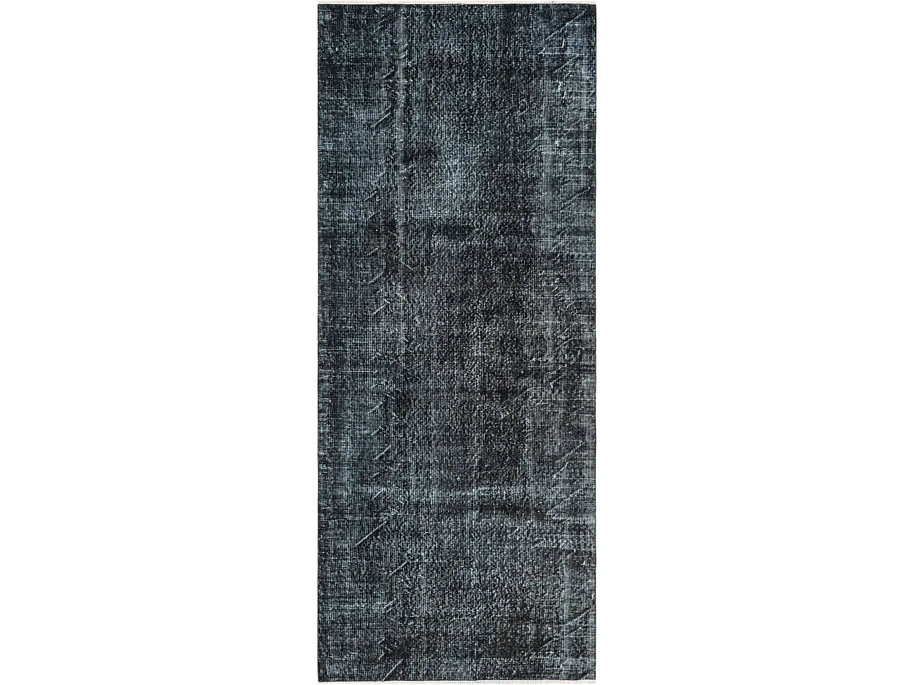 Tappeto in lana 114x279 nero Ultra Vintage