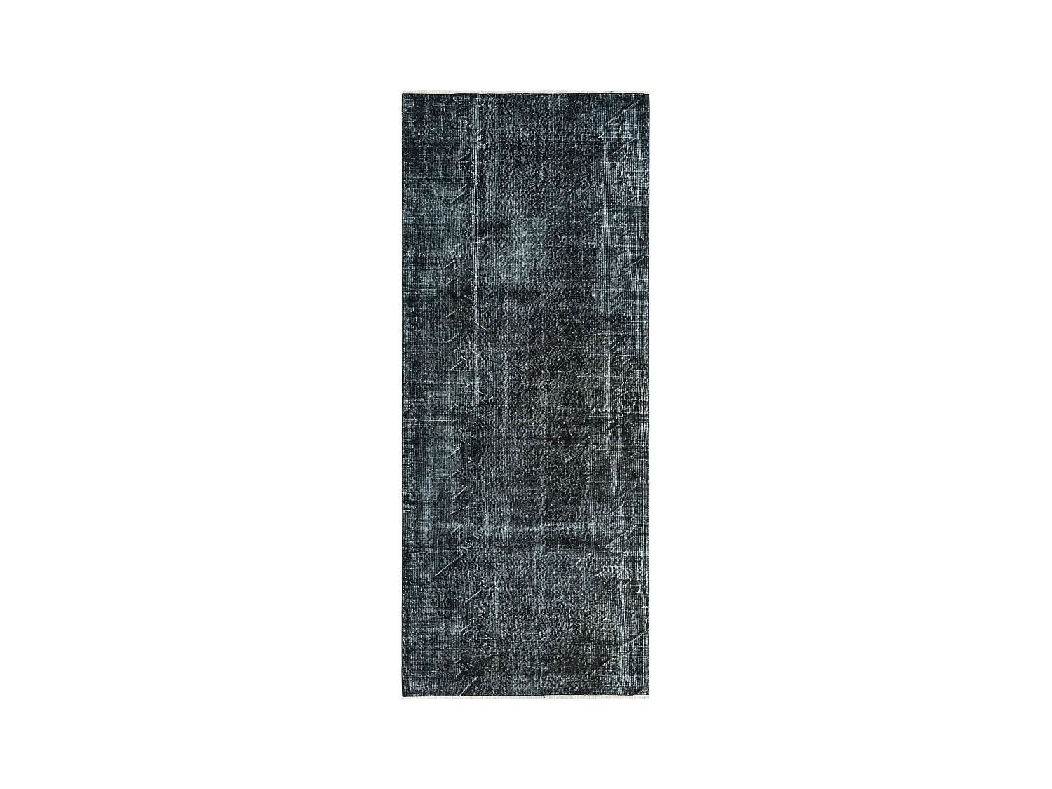 Tapis de laine 114x279 noir Ultra Vintage