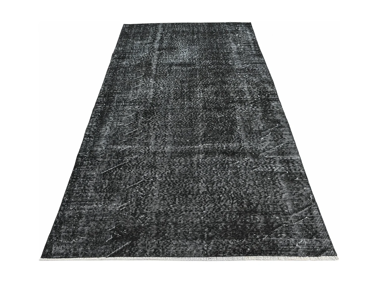 Tapis de laine 114x279 noir Ultra Vintage