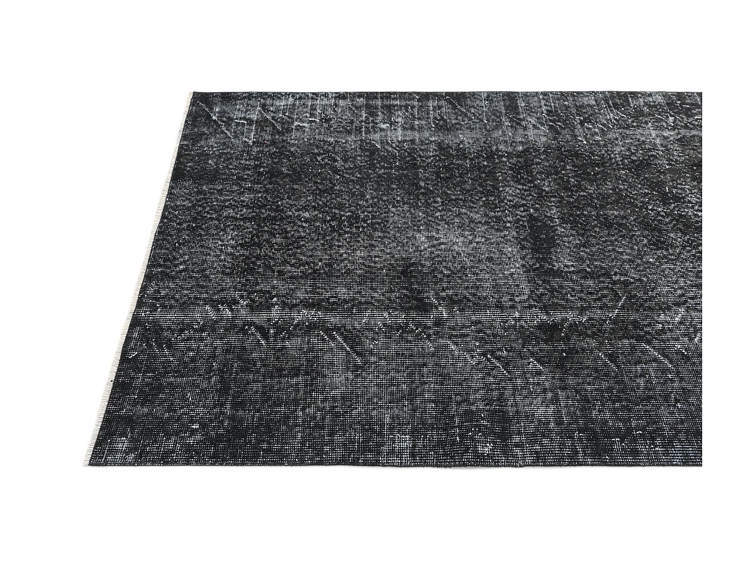 Tapis de laine 114x279 noir Ultra Vintage
