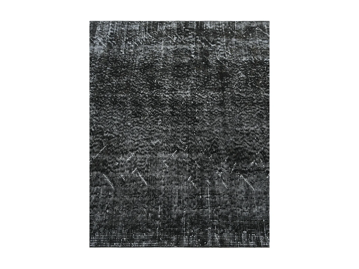 Tapis de laine 114x279 noir Ultra Vintage