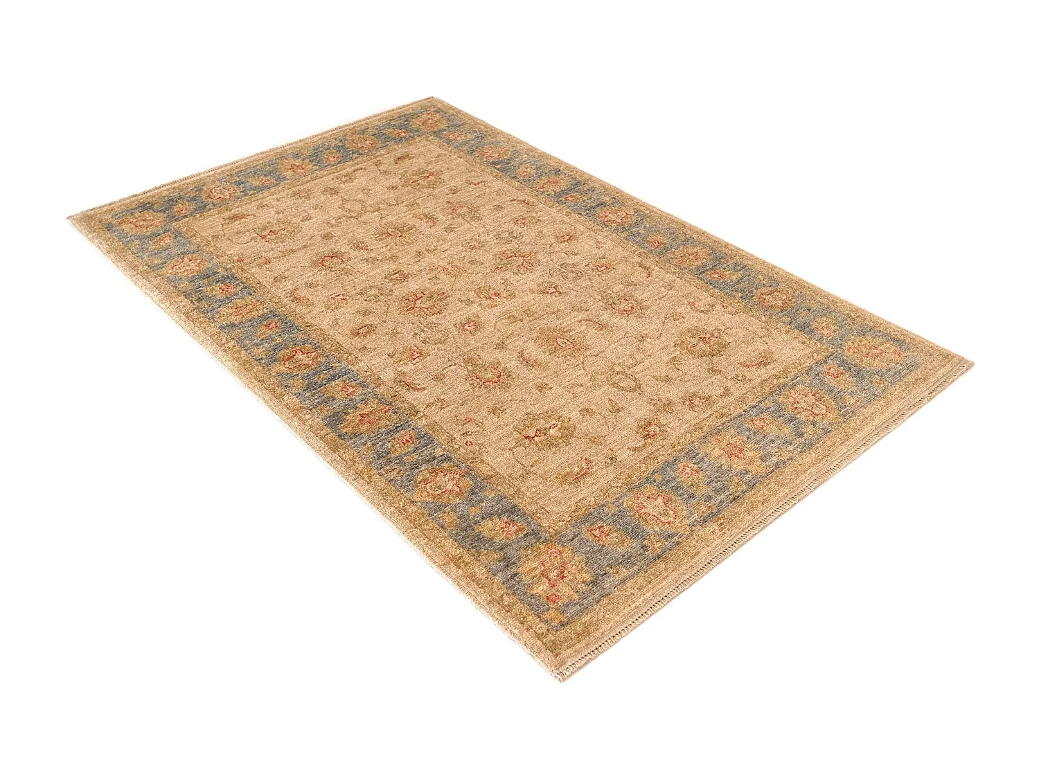 Wollteppich 100x152 Beige Ziegler