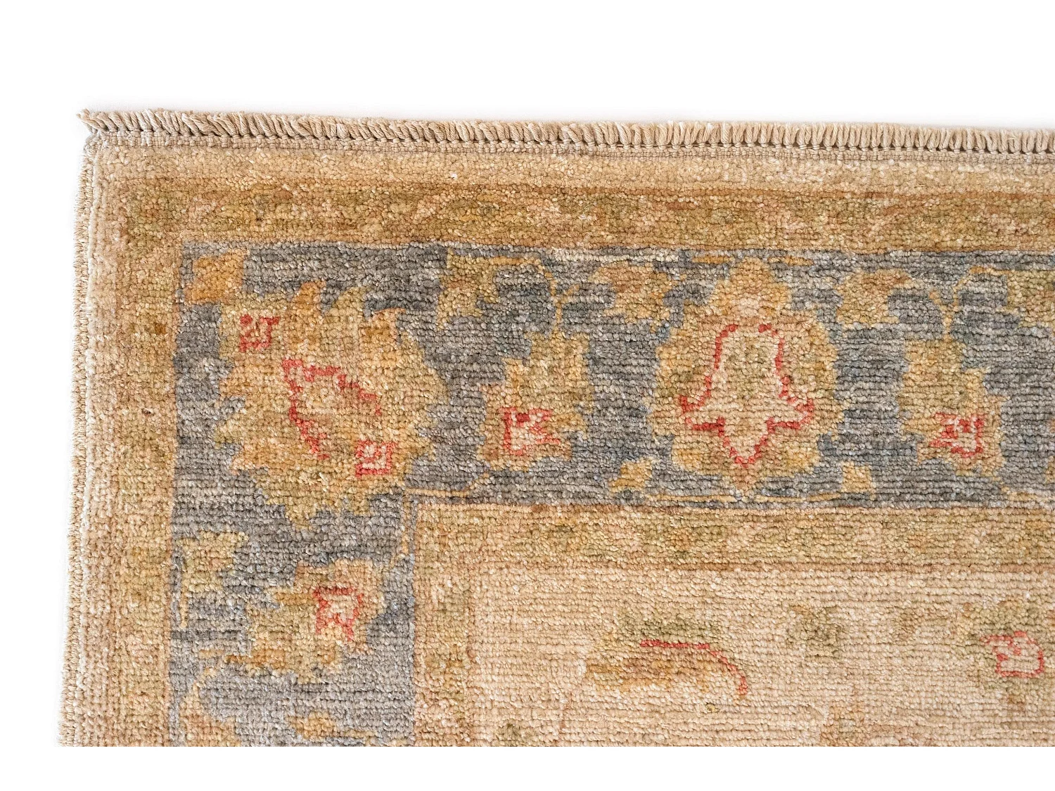 Wollteppich 100x152 Beige Ziegler