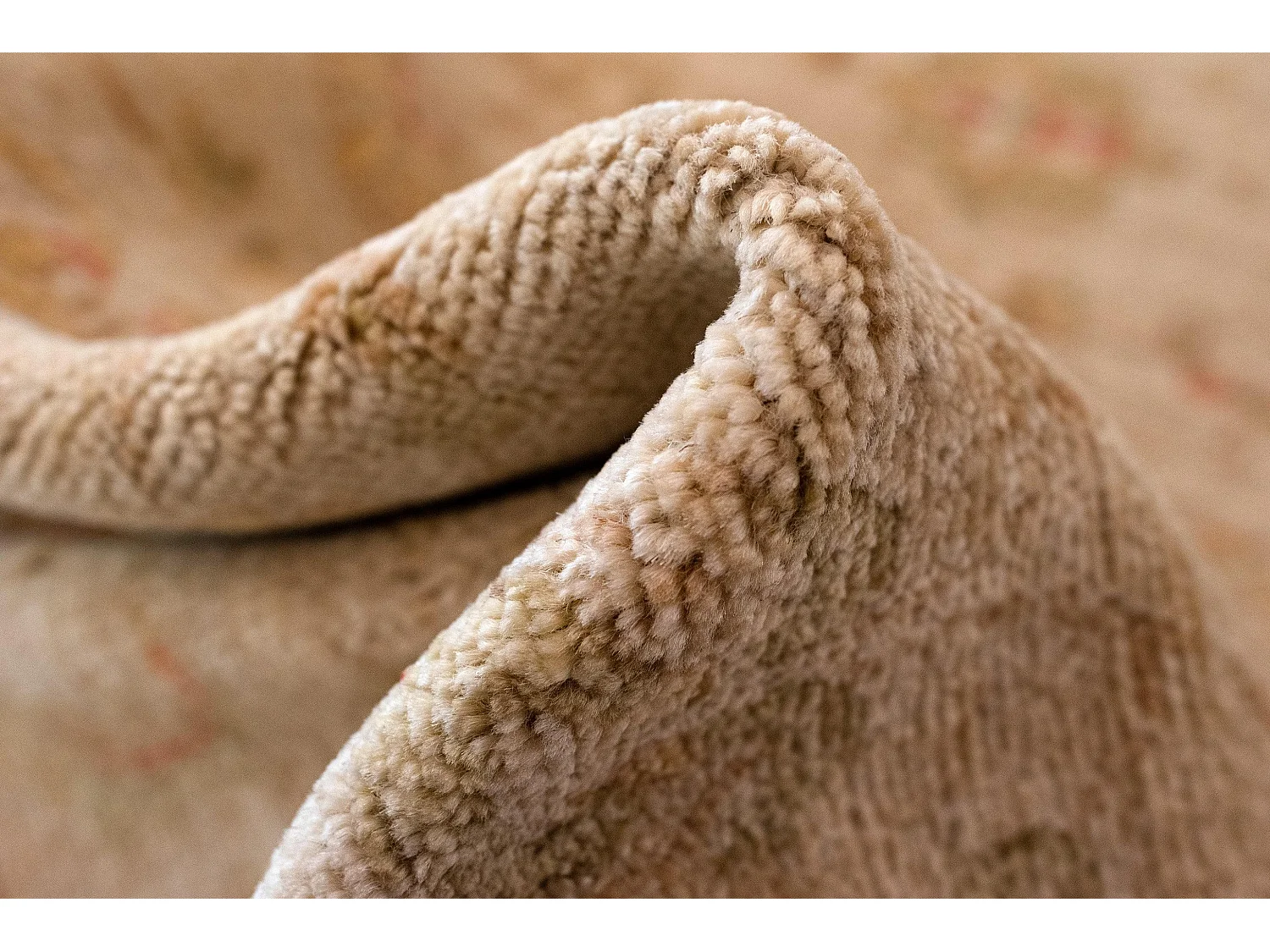 Wollteppich 100x152 Beige Ziegler