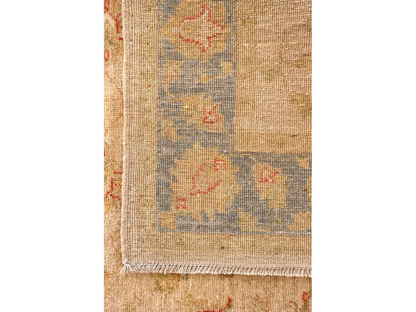 Wollteppich 100x152 Beige Ziegler