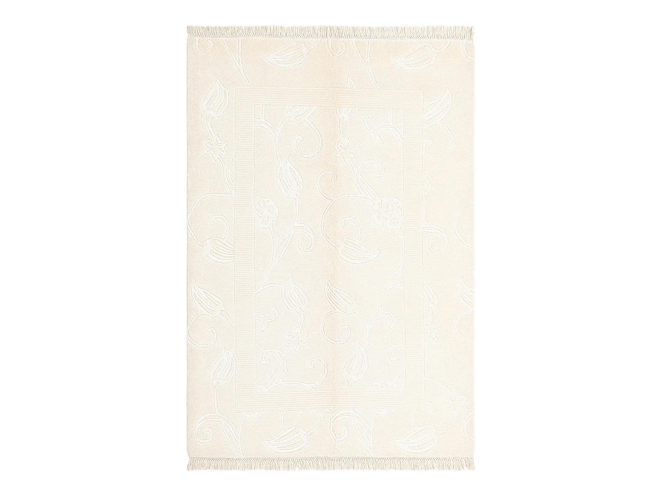 Tapis de laine 124x180 beige Darya