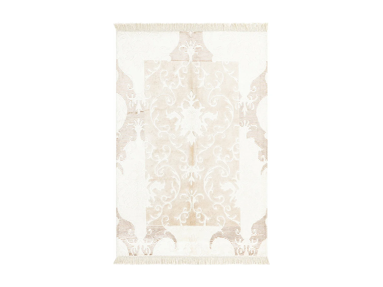 Tapis de laine 122x183 beige Darya