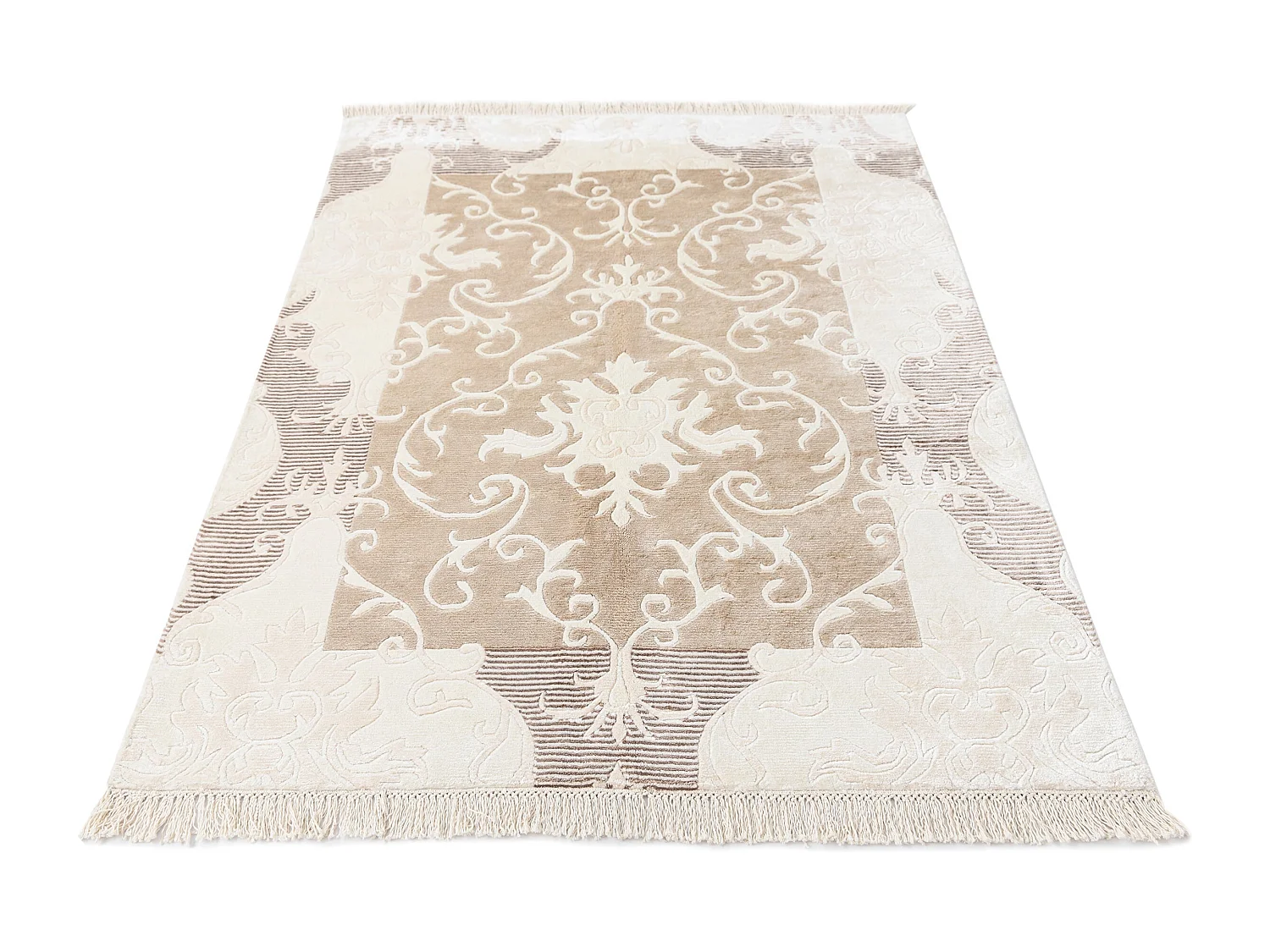 Tapis de laine 122x183 beige Darya