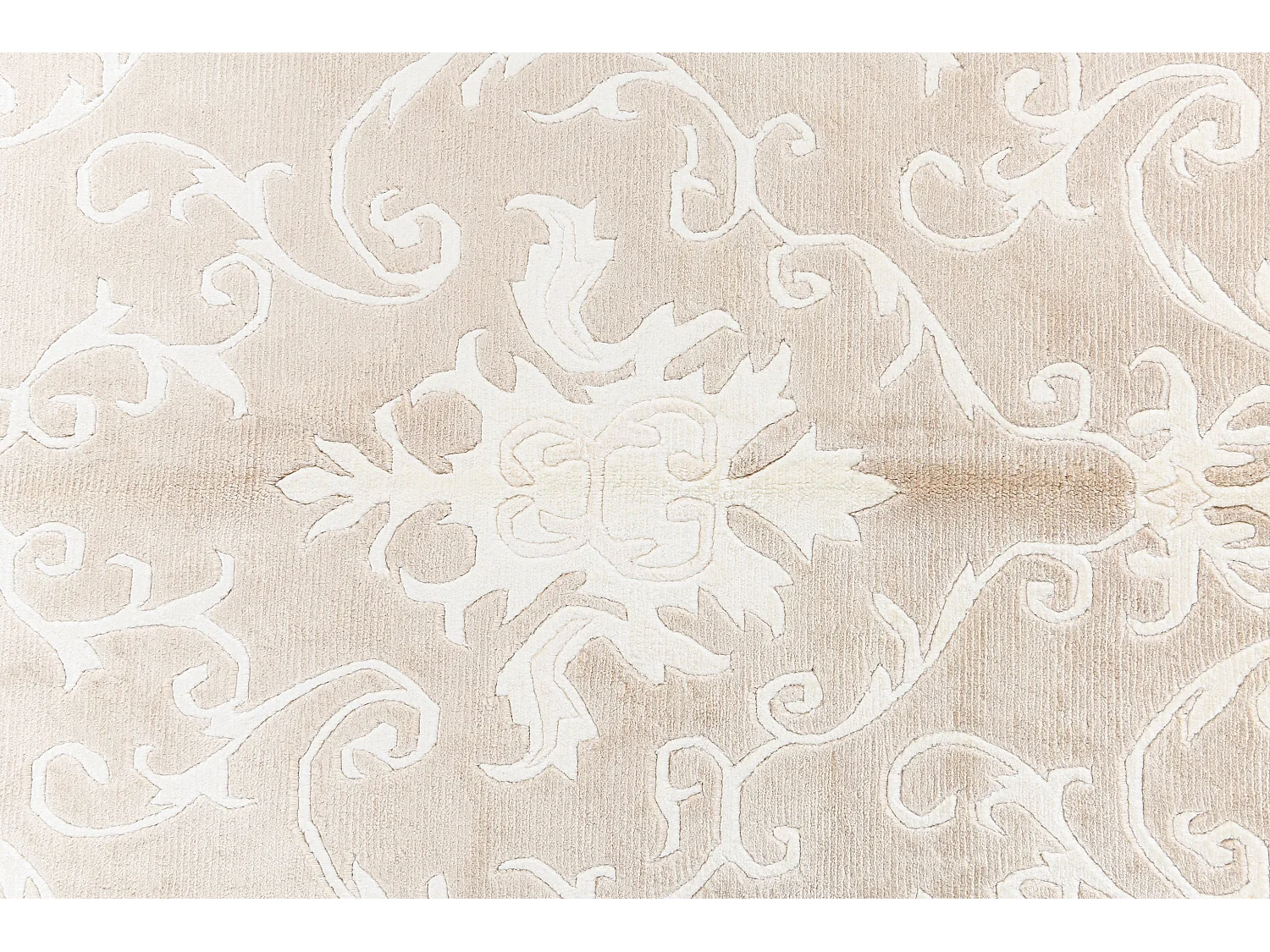 Tapis de laine 122x183 beige Darya