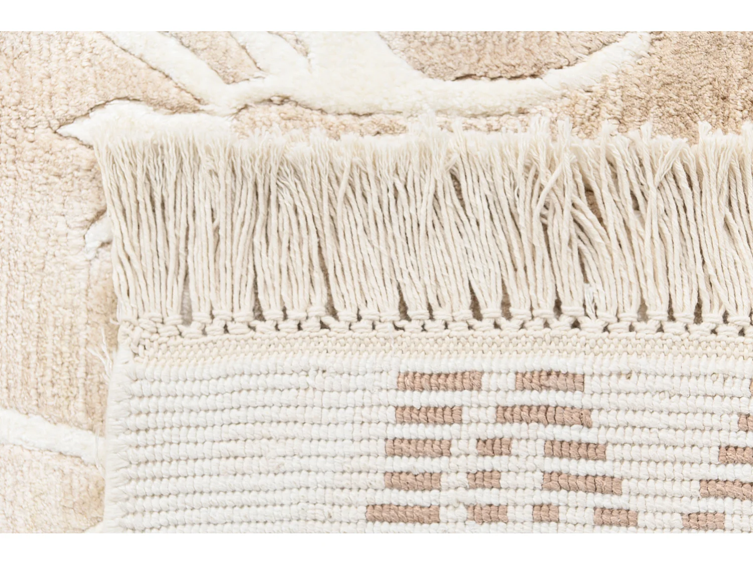 Tapis de laine 122x183 beige Darya