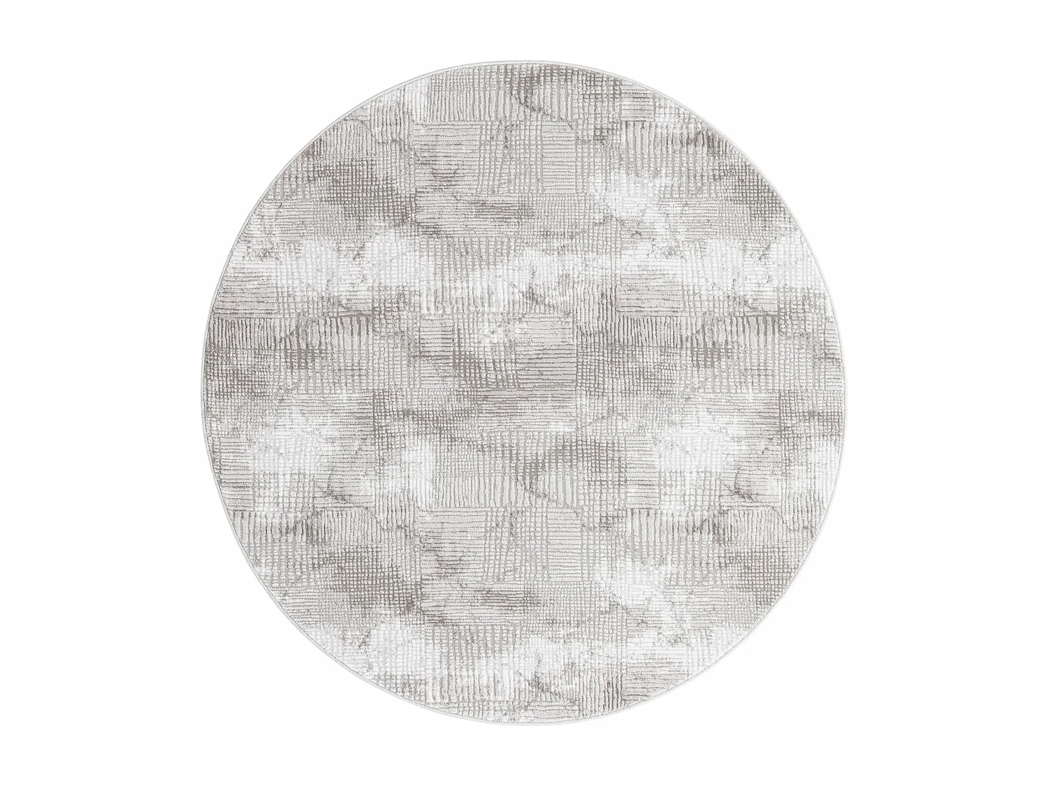 Teppich 160x160 Grau Davos Flawless