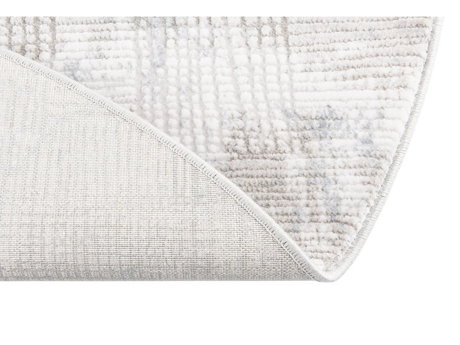 Teppich 160x160 Grau Davos Flawless