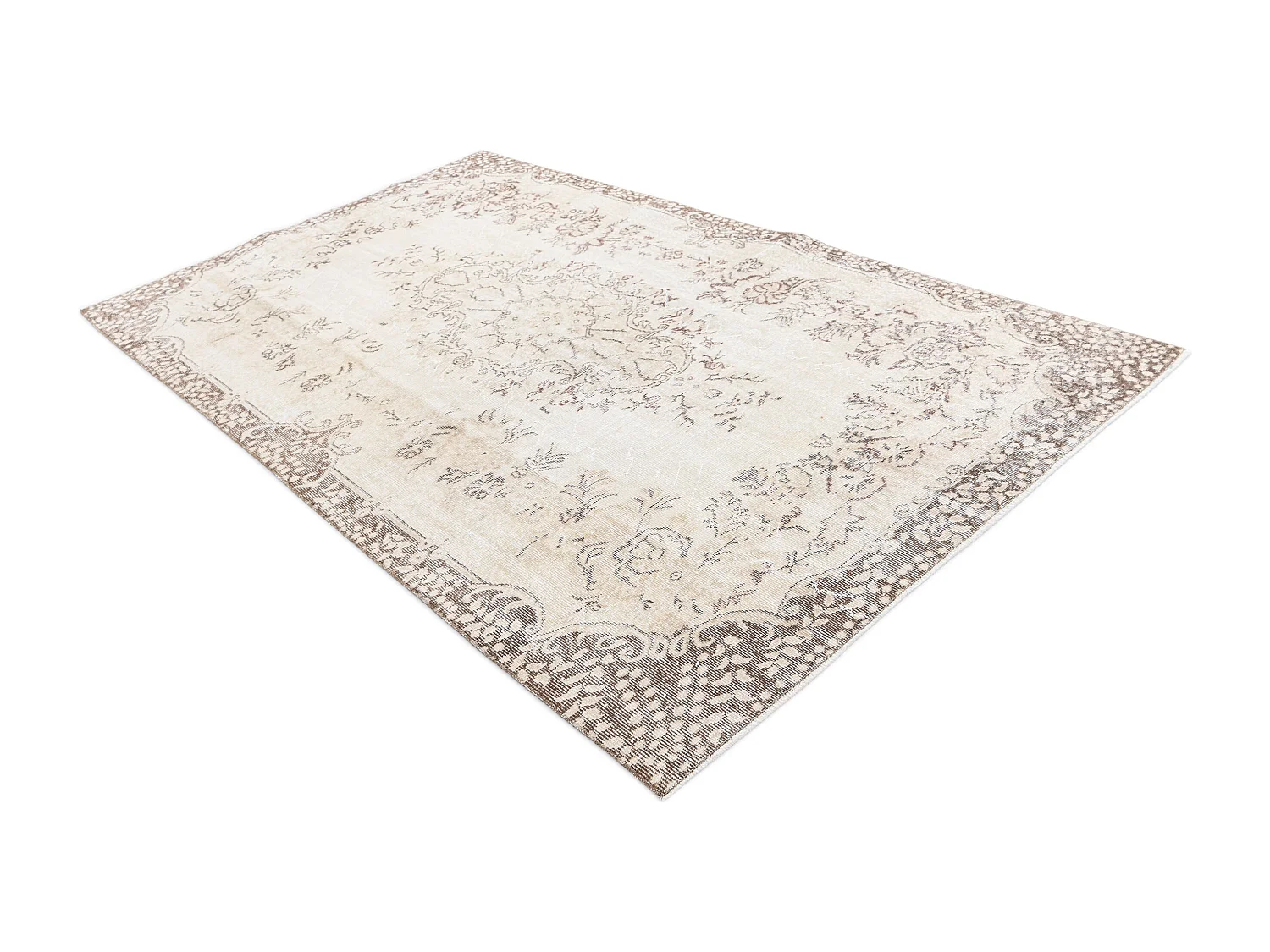 Tapis de laine 165x279 beige Ultra Vintage