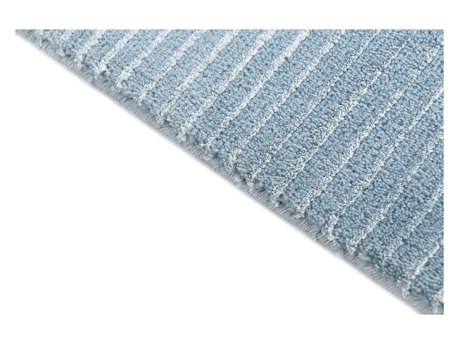 Läufer-Wollteppich 79x198 Blau Darya