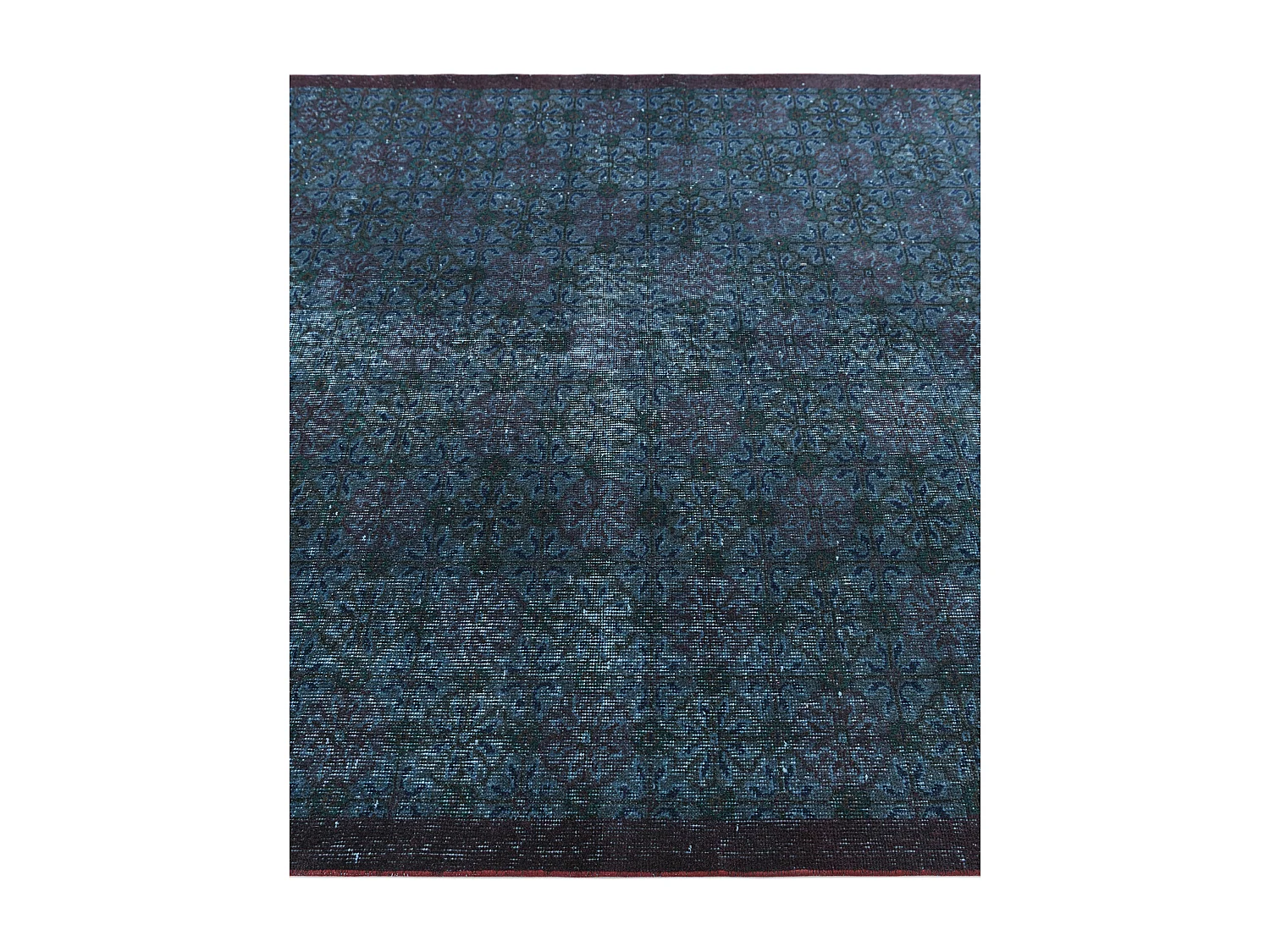 Tapis de laine 165x267 Bleu Ultra Vintage
