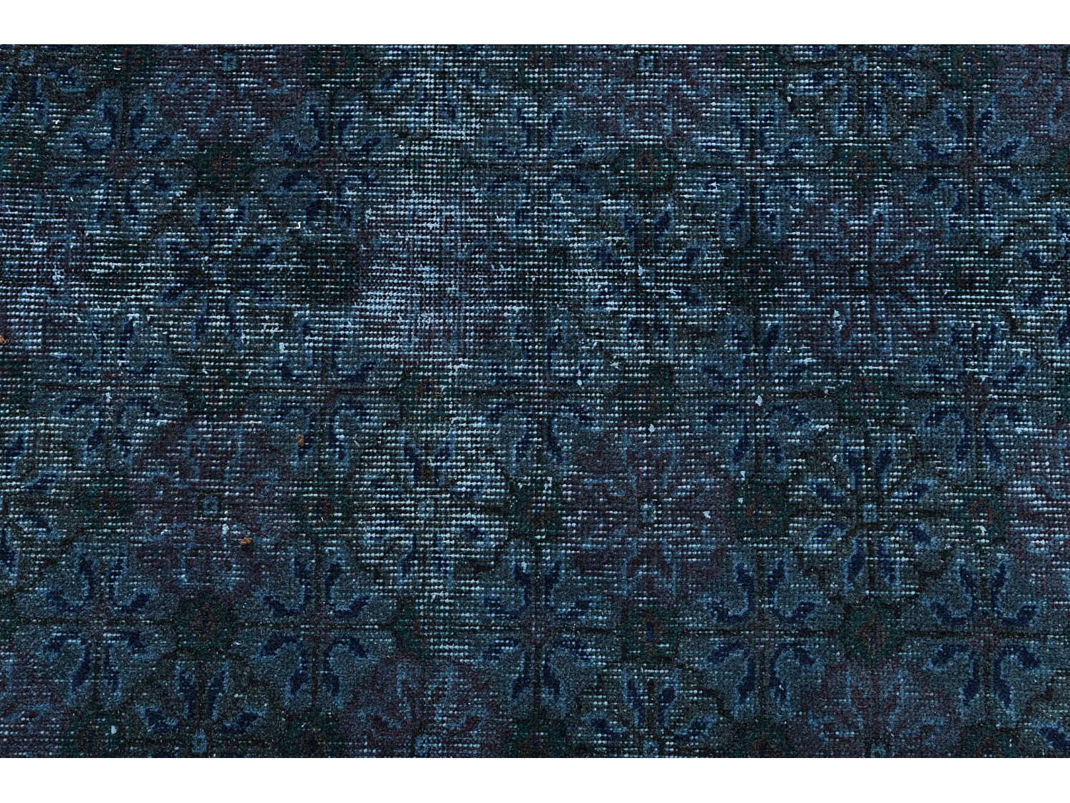 Tapis de laine 165x267 Bleu Ultra Vintage