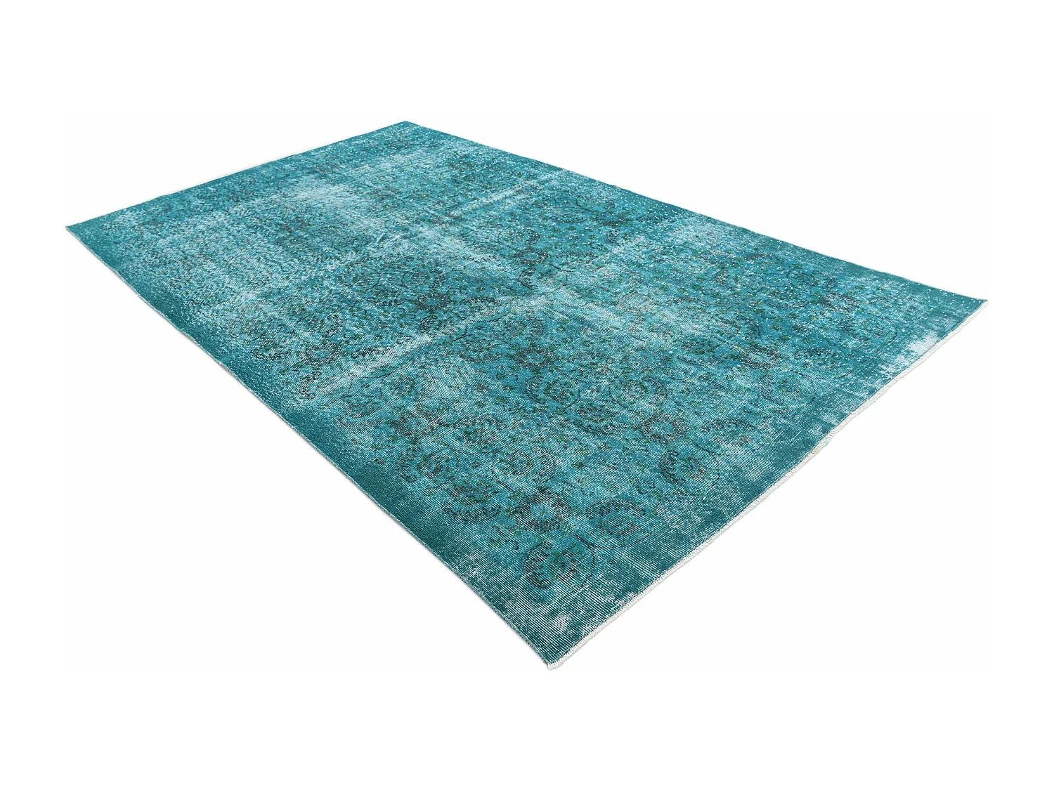 Tapis de laine 175x292 turquoise Ultra Vintage