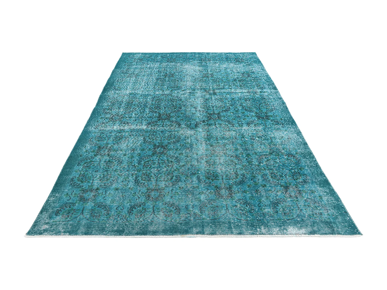 Tapis de laine 175x292 turquoise Ultra Vintage