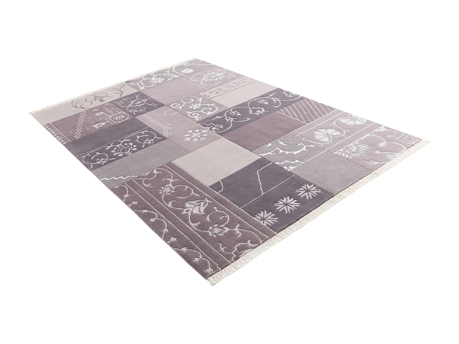 Tapis de laine 170x239 Violet Darya