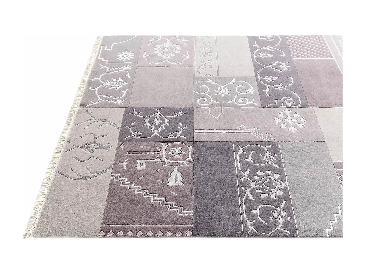 Tapis de laine 170x239 Violet Darya