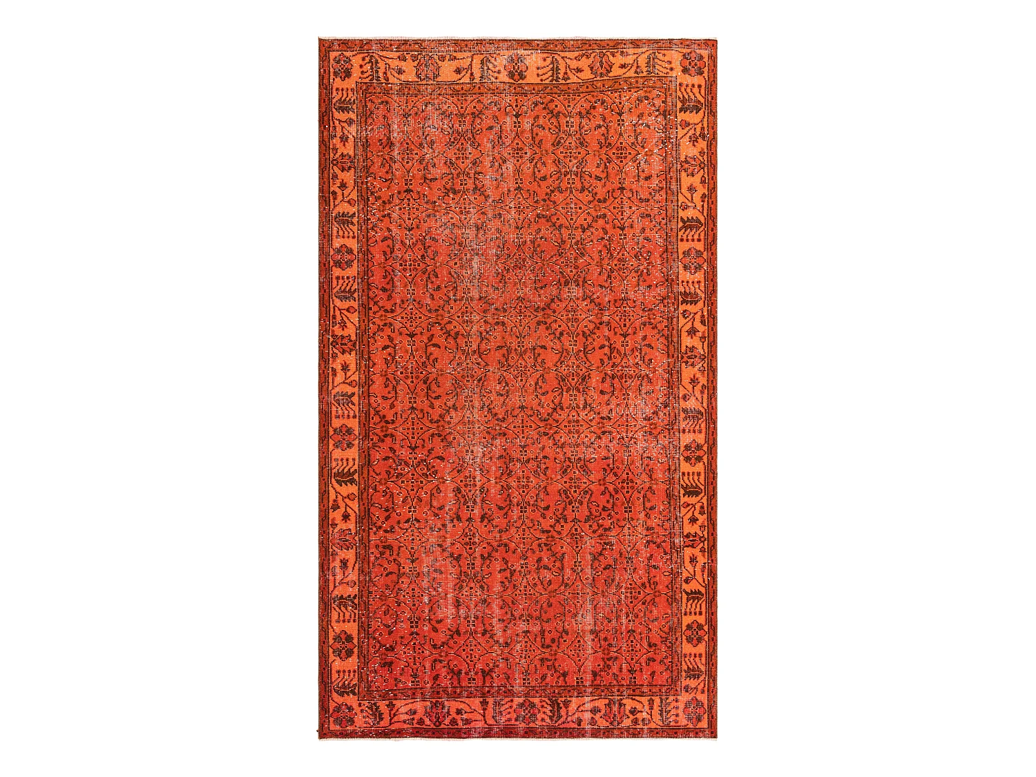 Tapis de laine 170x297 orange Ultra Vintage
