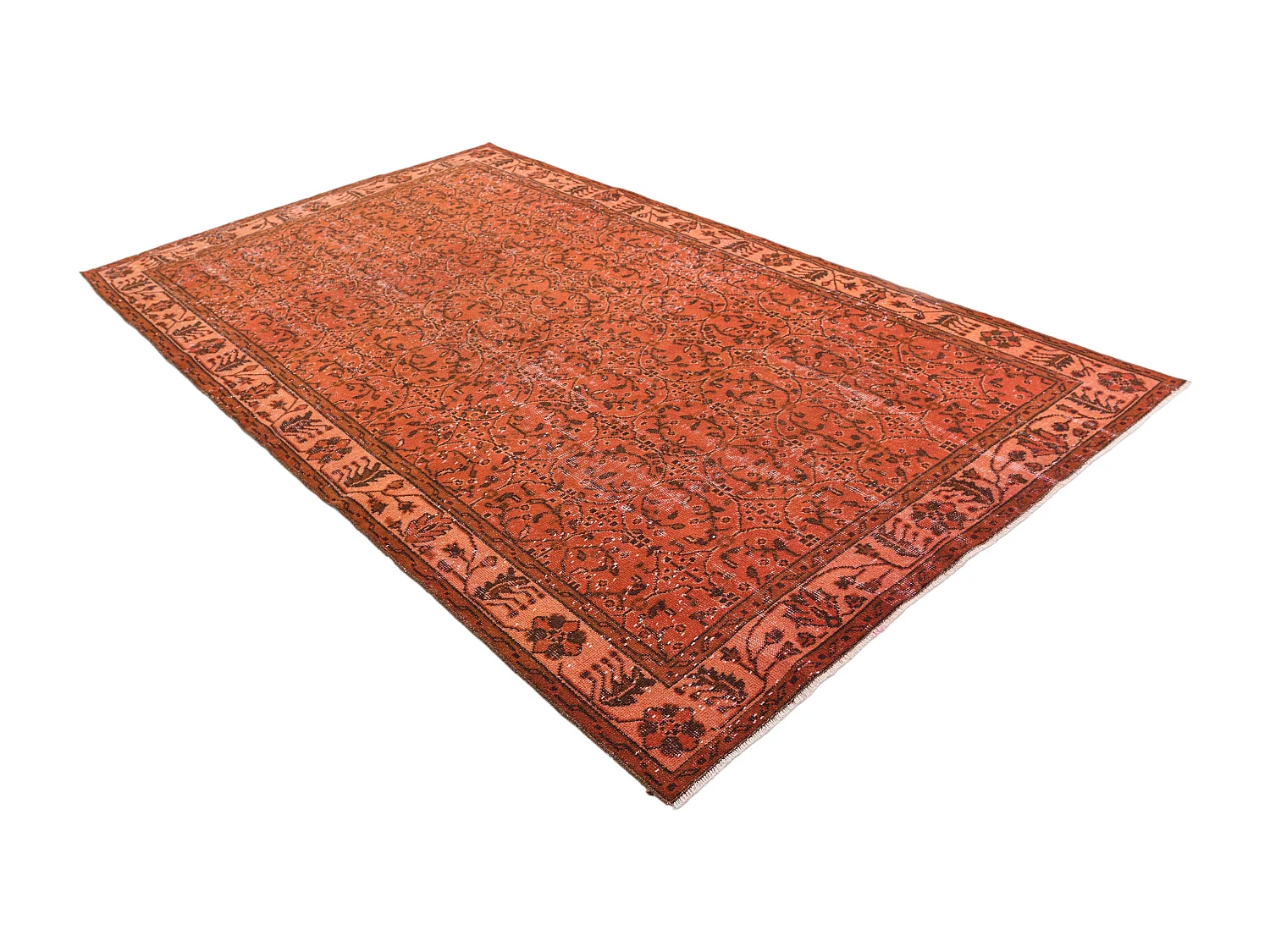 Tapis de laine 170x297 orange Ultra Vintage