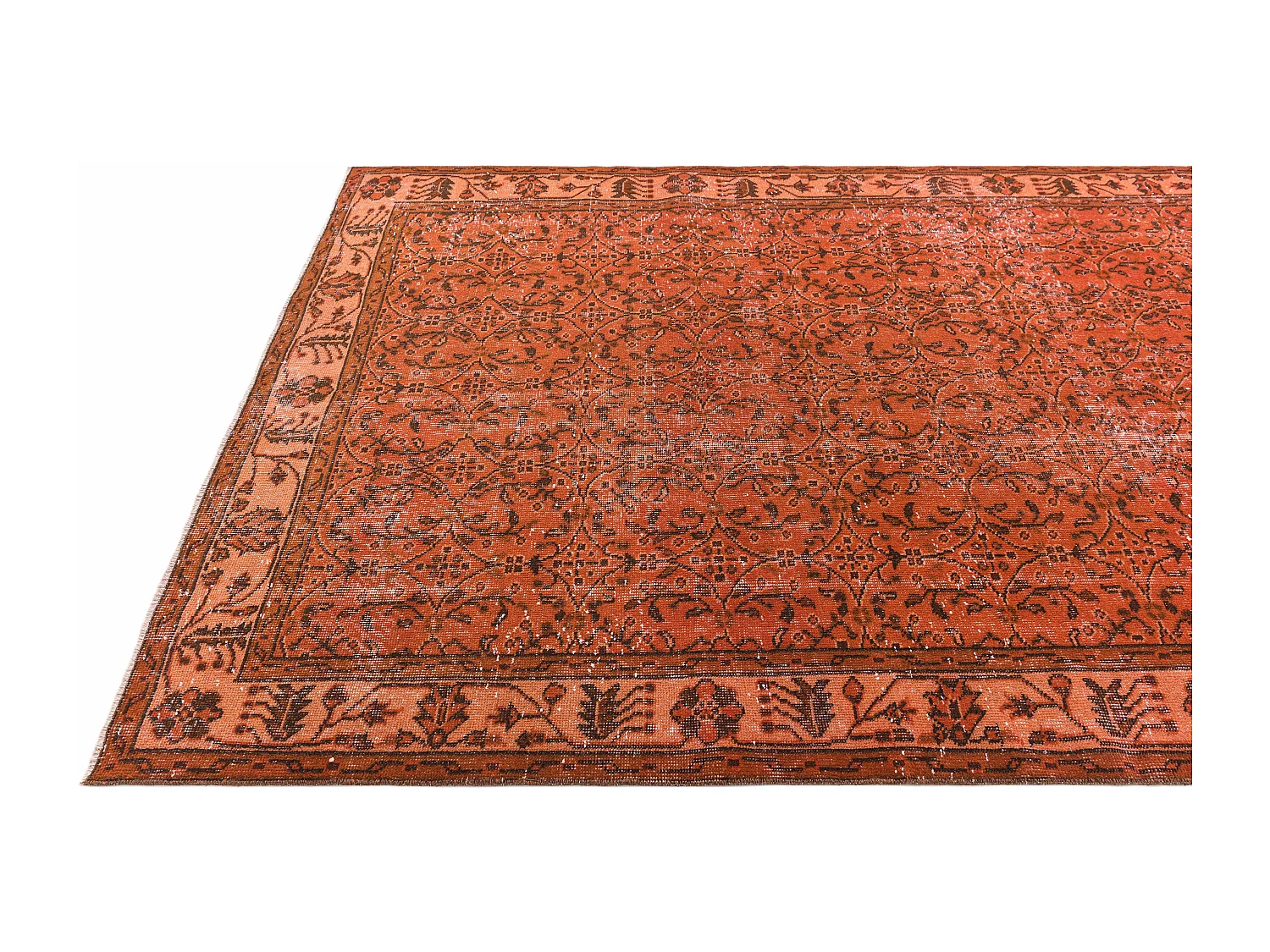 Tapis de laine 170x297 orange Ultra Vintage