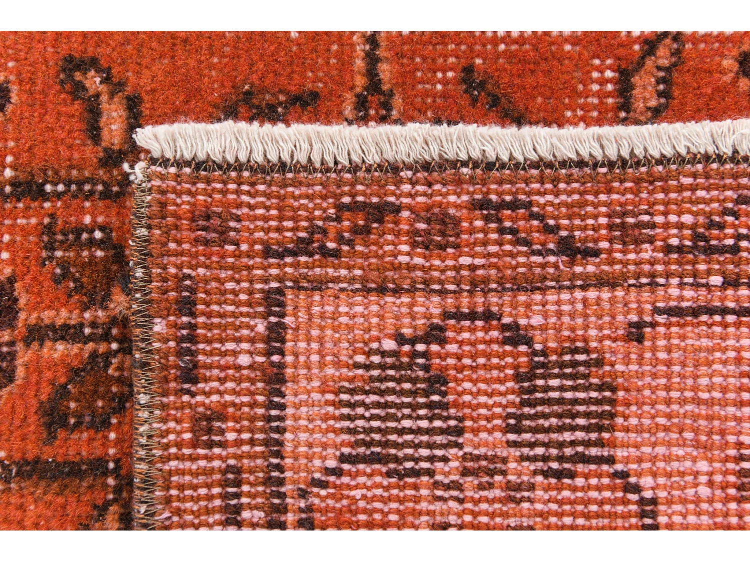 Tapis de laine 170x297 orange Ultra Vintage