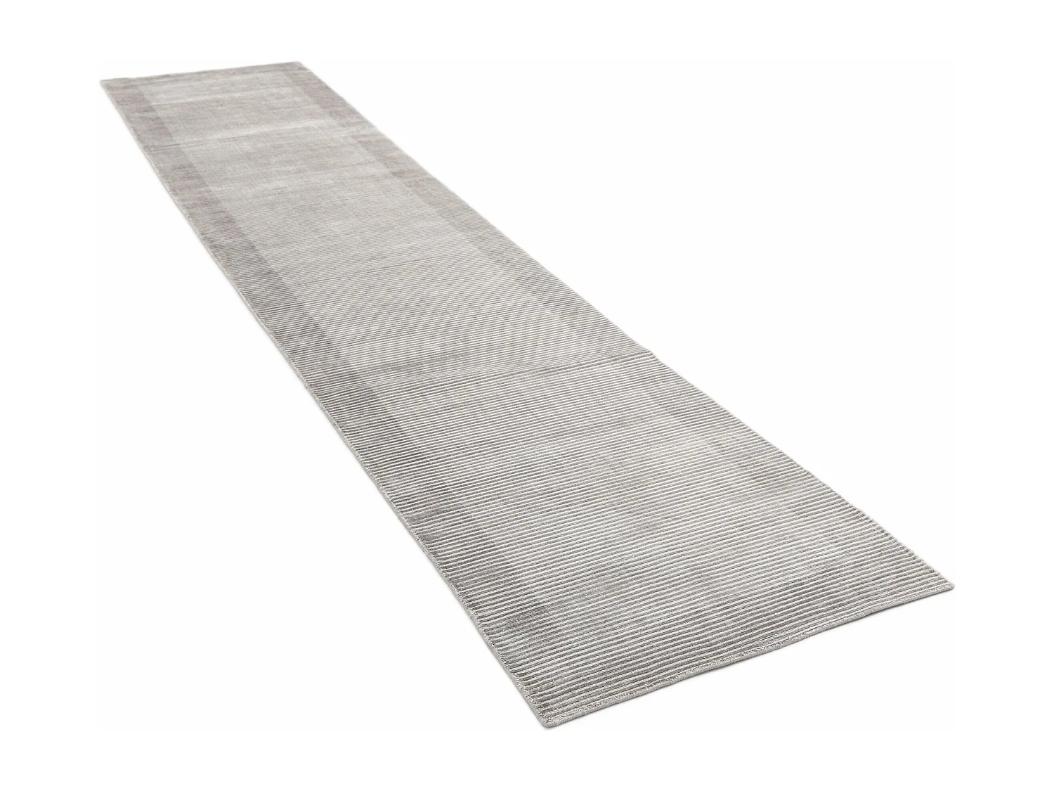 Tapis de couloir en laine 81x391 gris Darya