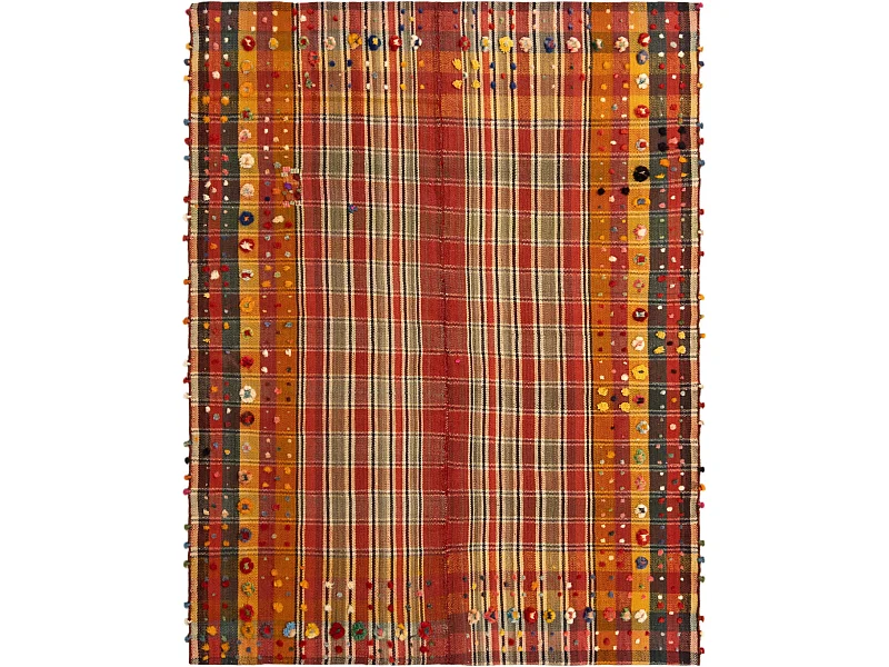 Wollteppich 164x215 Rot Jajim