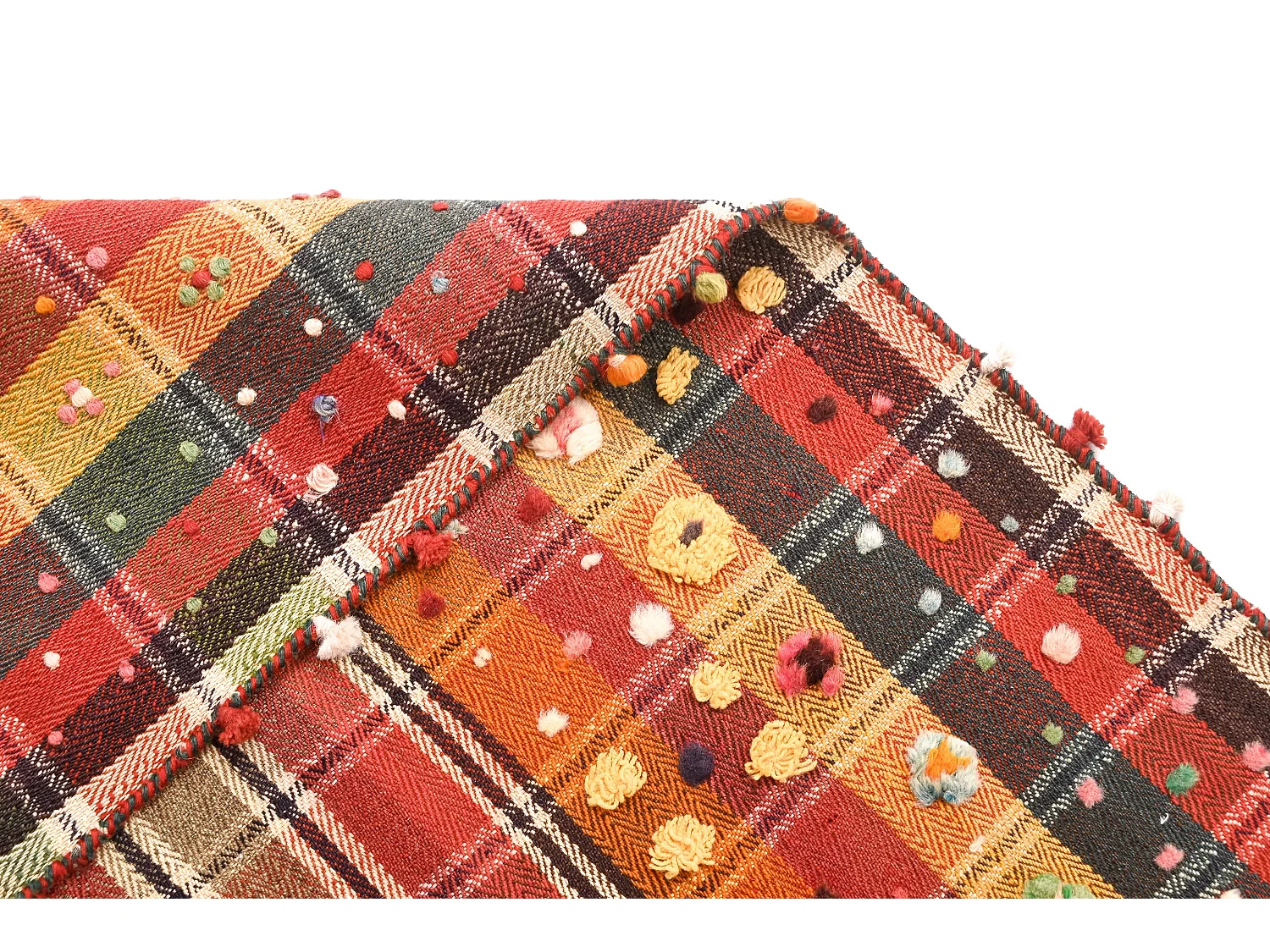 Wollteppich 164x215 Rot Jajim