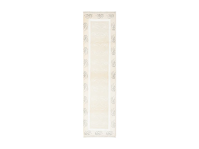 Tapis de couloir en laine 79x297 beige Darya