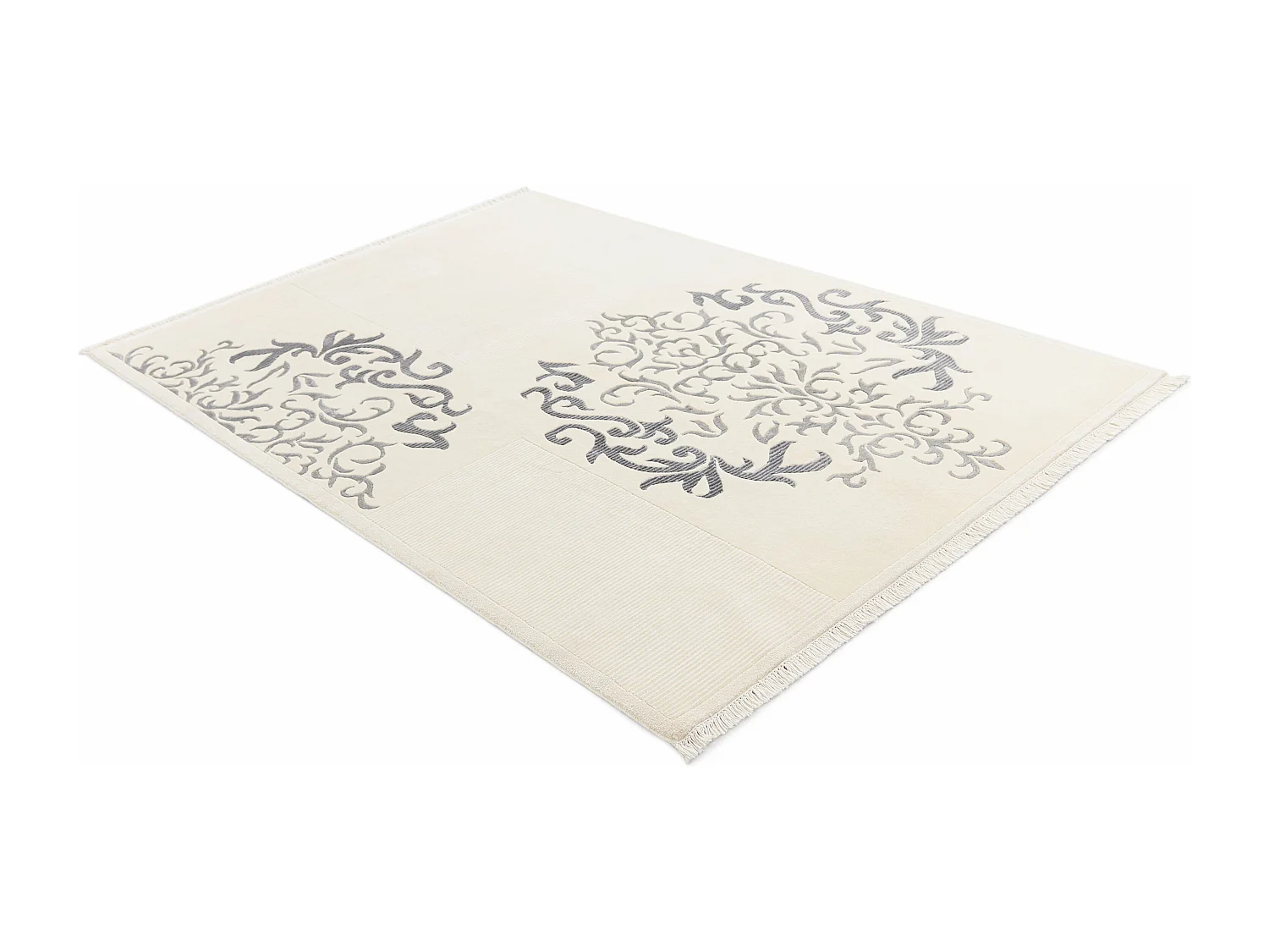 Tapis de laine 168x239 beige Darya