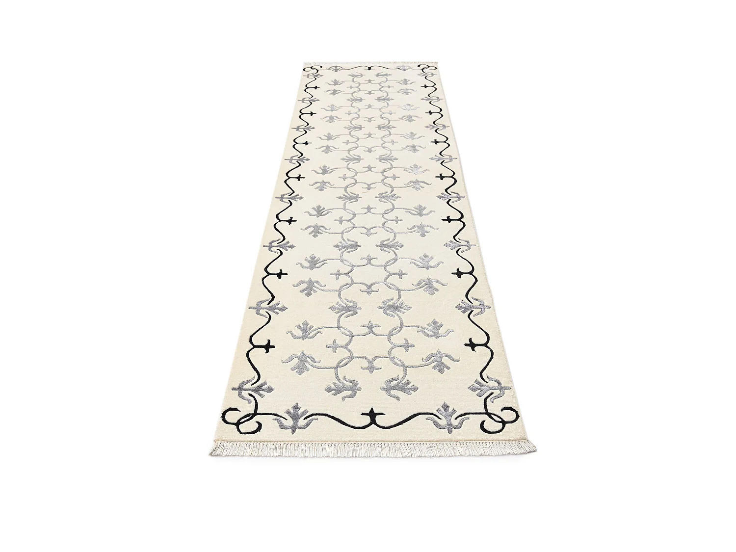 Tappeto per corridoio in lana 79x302 beige Darya