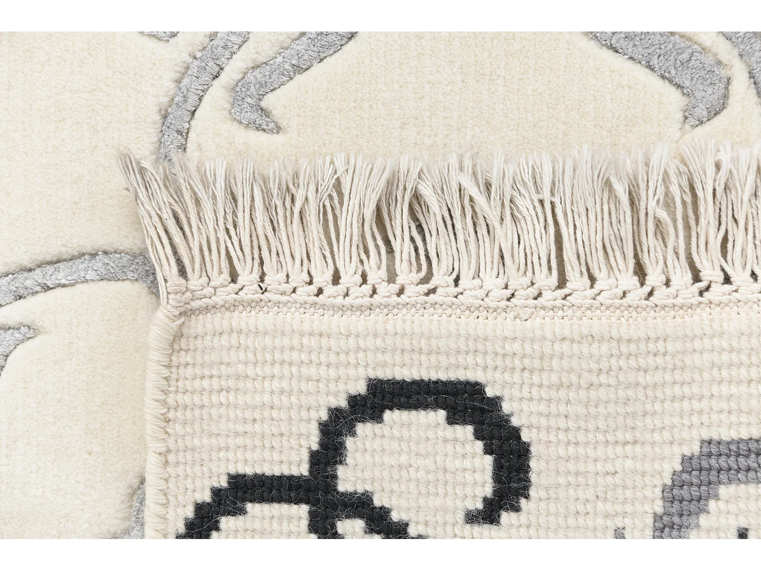 Tappeto per corridoio in lana 79x302 beige Darya