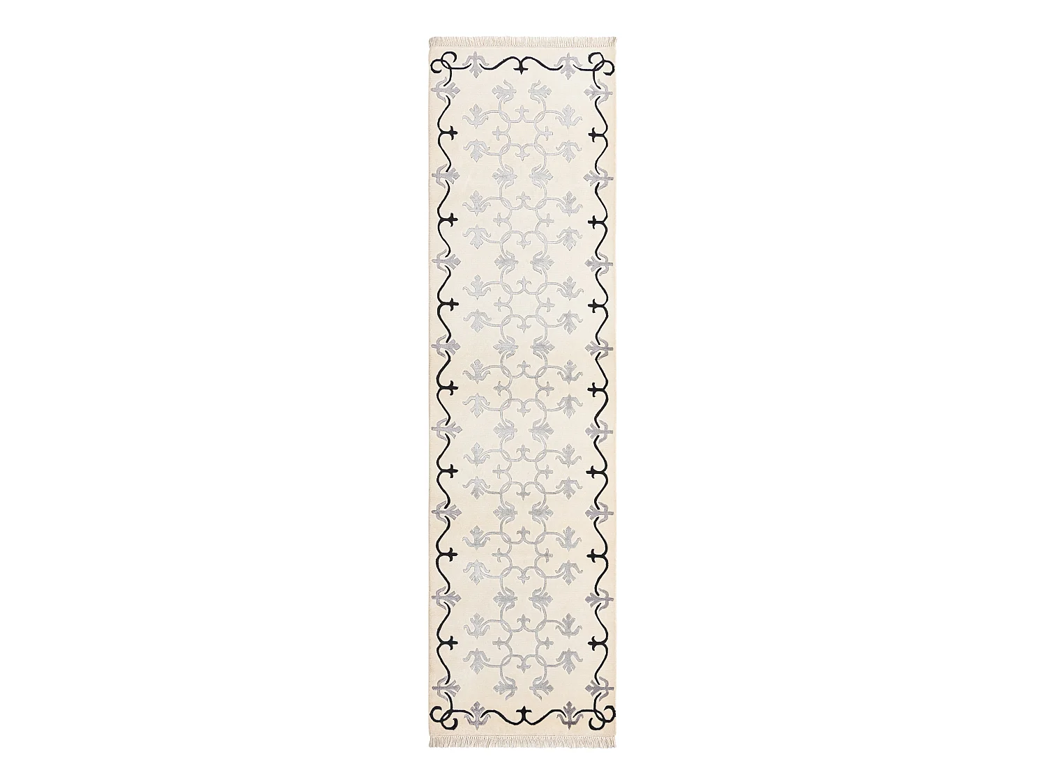 Tapis de couloir en laine 79x302 beige Darya
