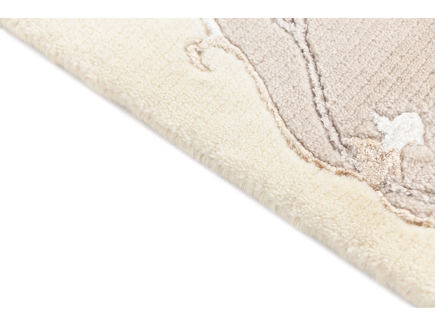 Tappeto in lana 124x183 beige Darya