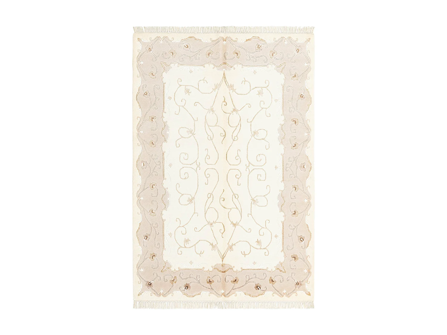 Tappeto in lana 124x183 beige Darya