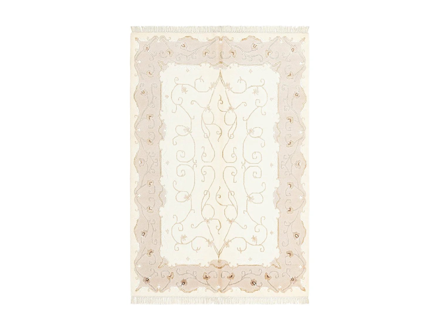 Tappeto in lana 124x183 beige Darya