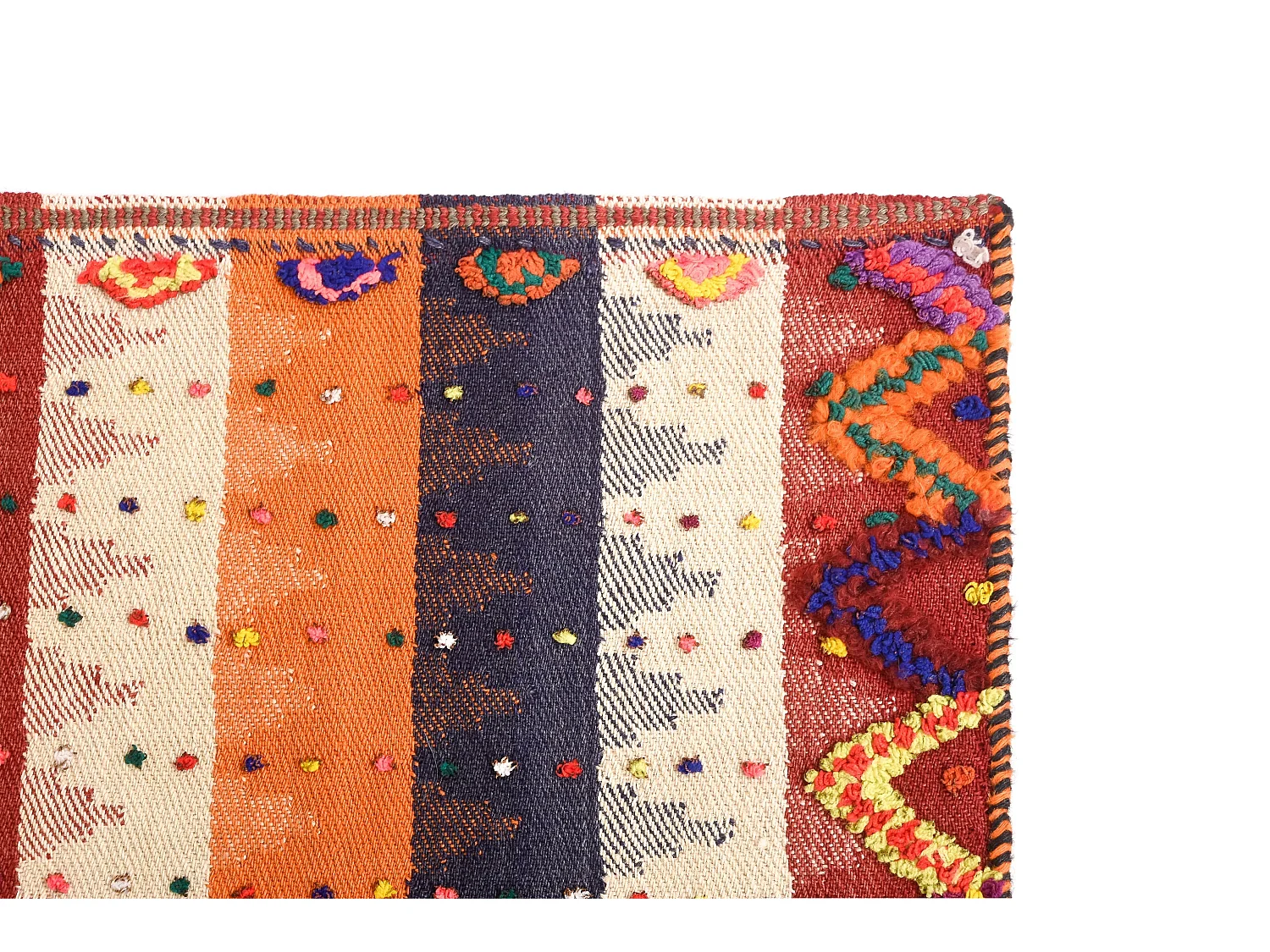 Wollteppich 148x218 Orange Jajim