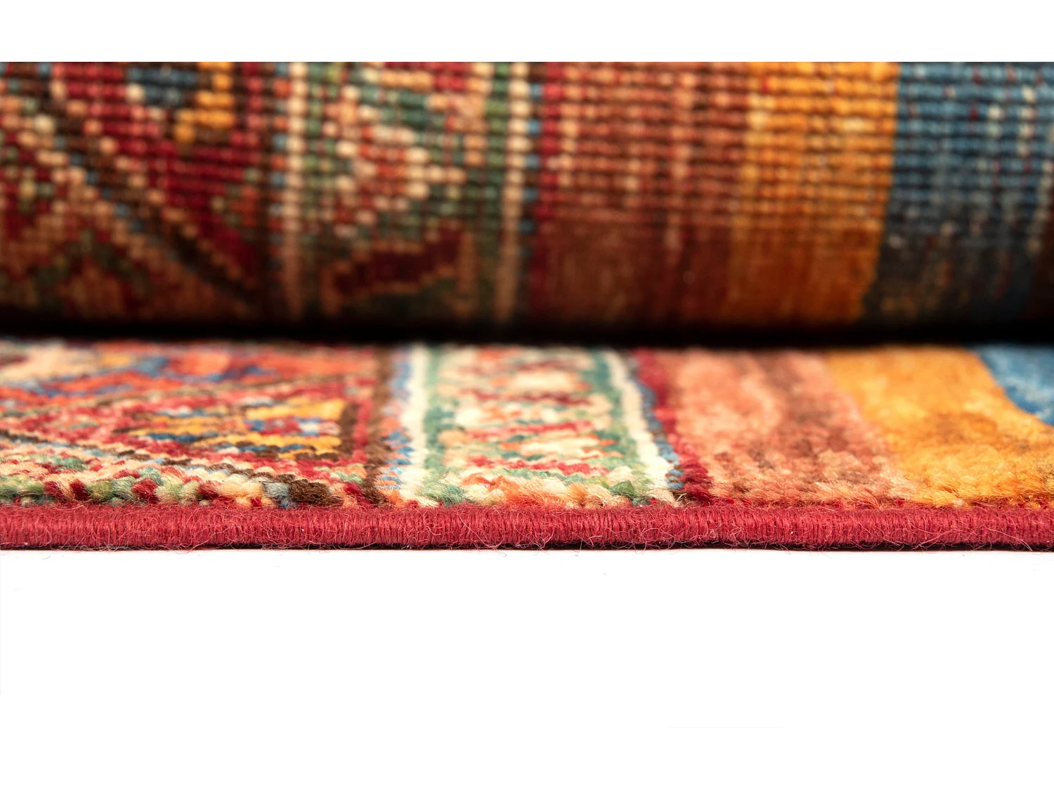 Wollteppich 169x244 Rot Torkman