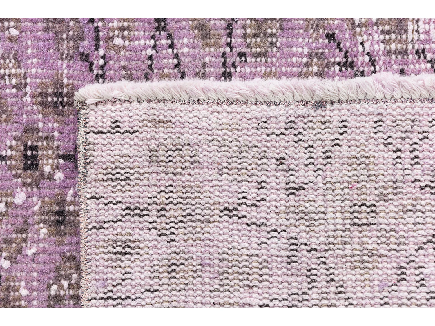 Tapis de laine 180x300 rose Ultra Vintage