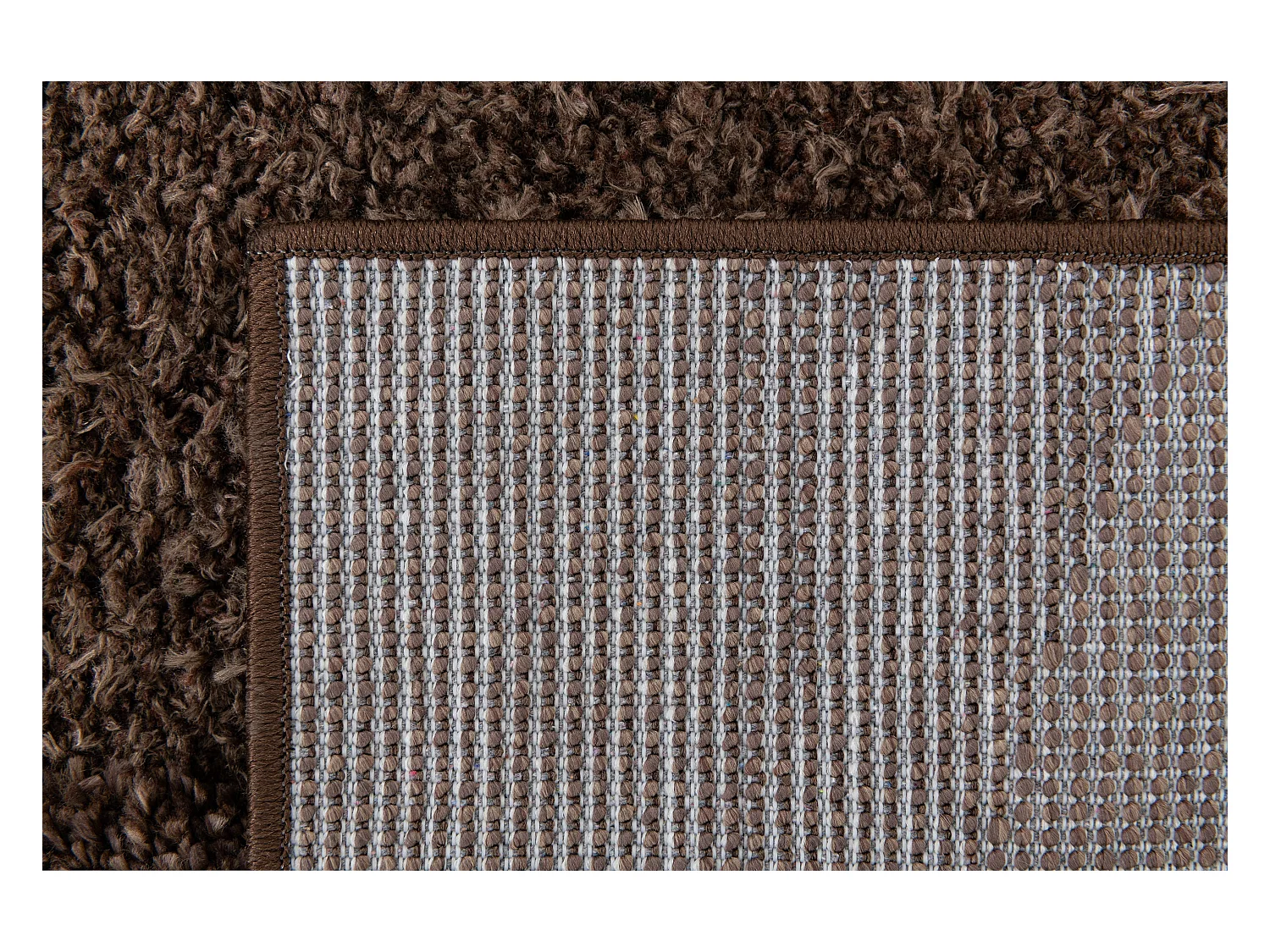 Hoogpolig tapijt 185x125 Donkerbruin Thun Arbor