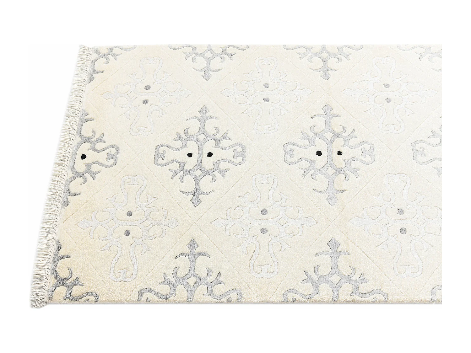 Tapis de couloir en laine 79x287 beige Darya